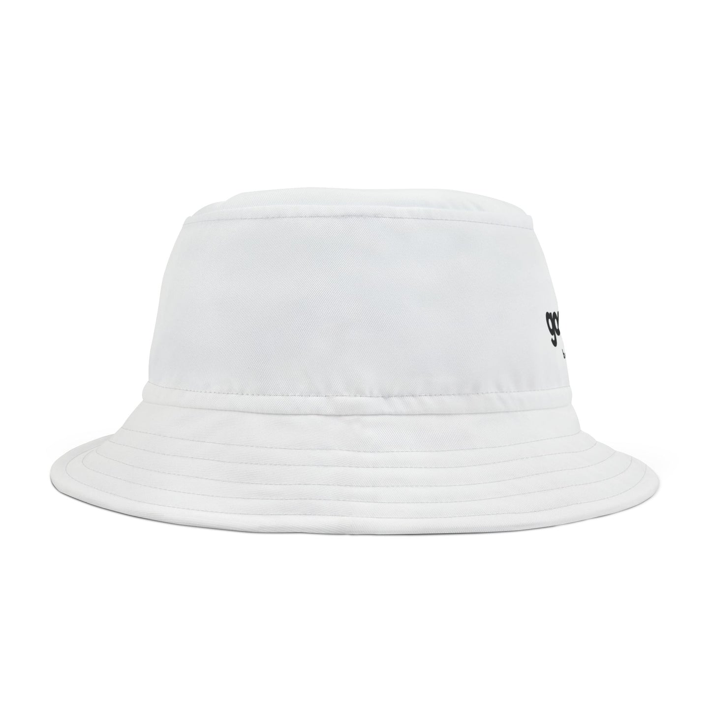 Goofy Golf White Bucket Hat - "Born to Bogey" Edition