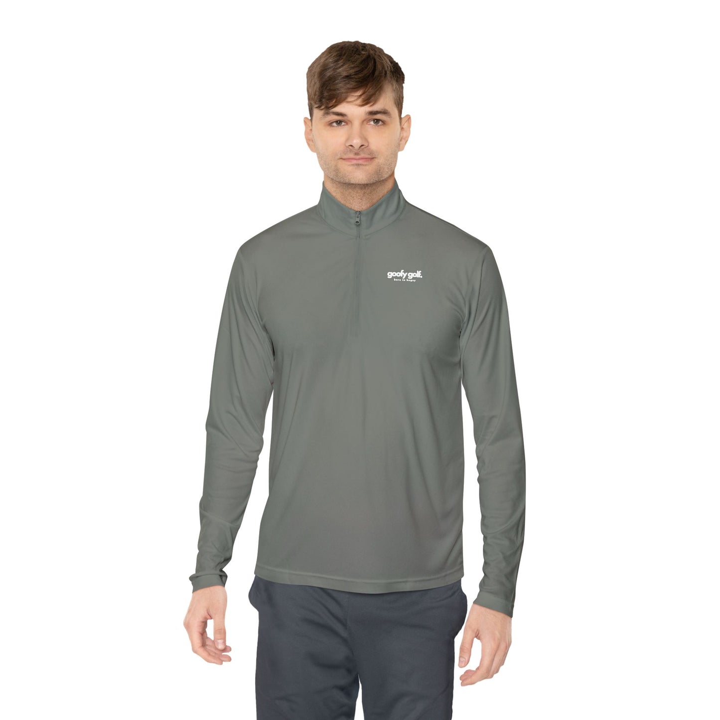 Goofy Golf Quarter-Zip Athletic Pullover – "Born to Bogey" Edition