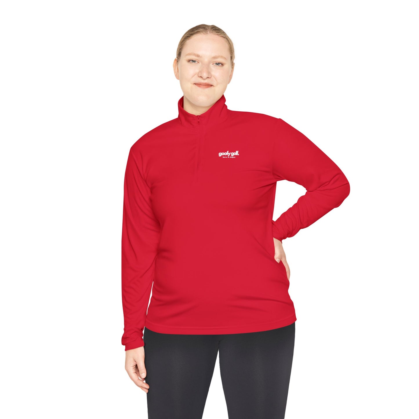 Goofy Golf Quarter-Zip Athletic Pullover – "Born to Bogey" Edition