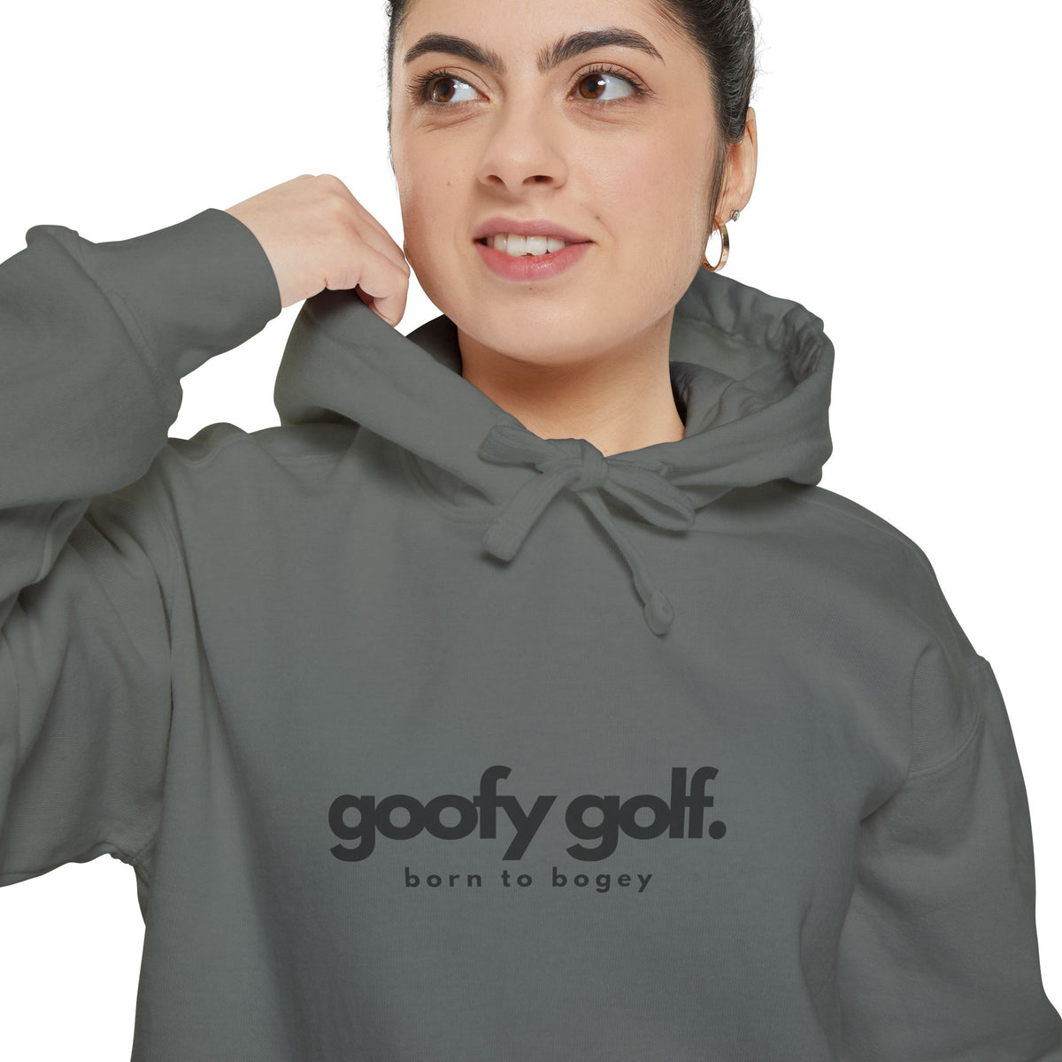 Goofy Golf Branded Comfort Colors Hoodie – "Born to Bogey" Edition