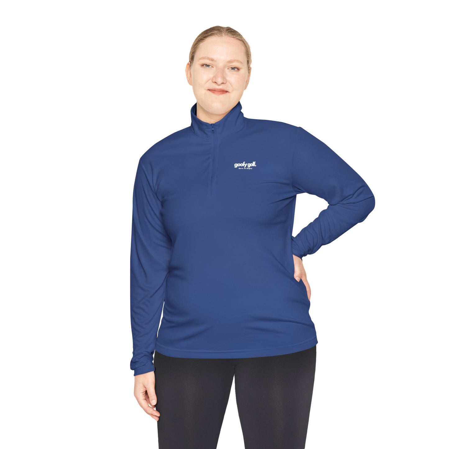 Goofy Golf Quarter-Zip Athletic Pullover – "Born to Bogey" Edition
