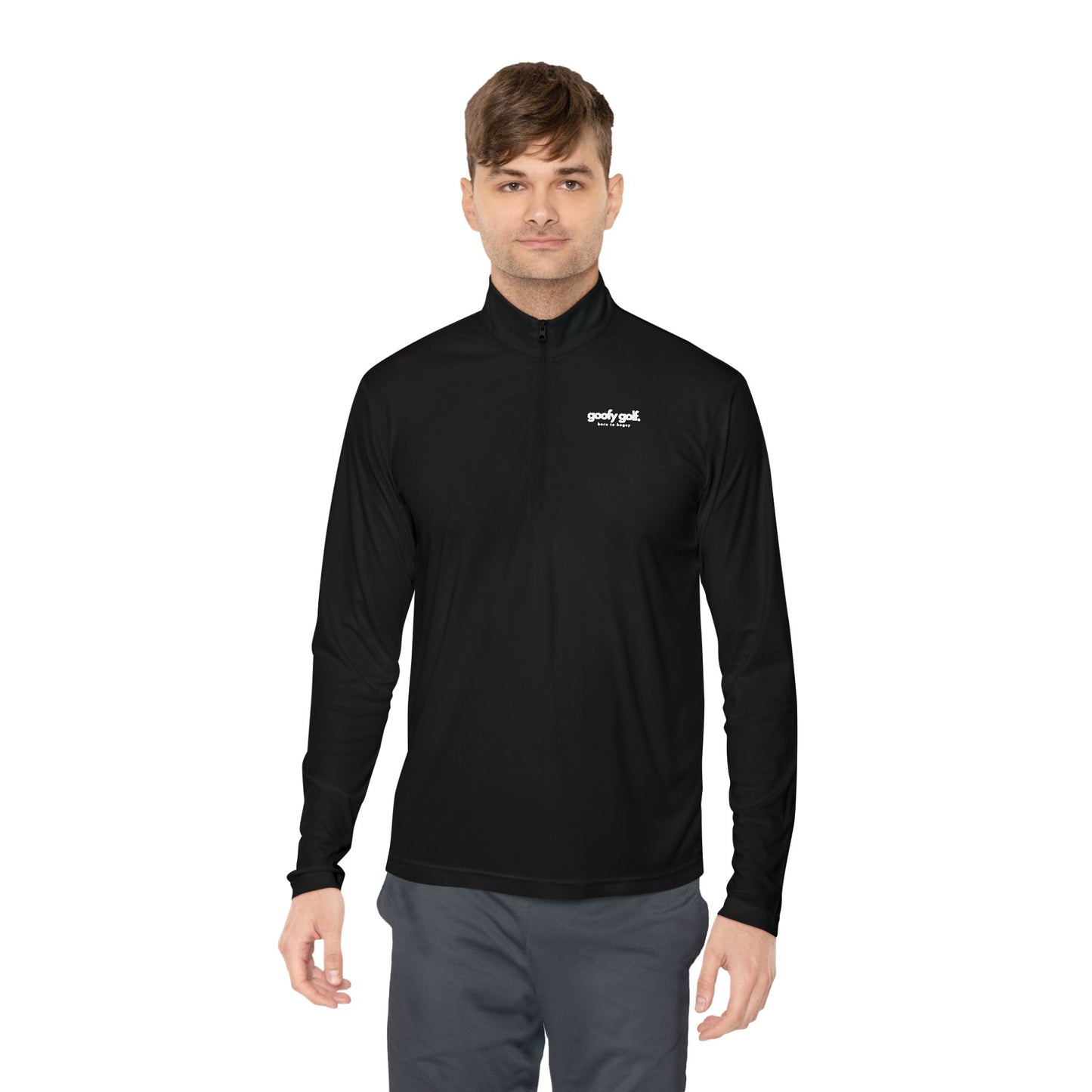 Goofy Golf Quarter-Zip Athletic Pullover – "Born to Bogey" Edition