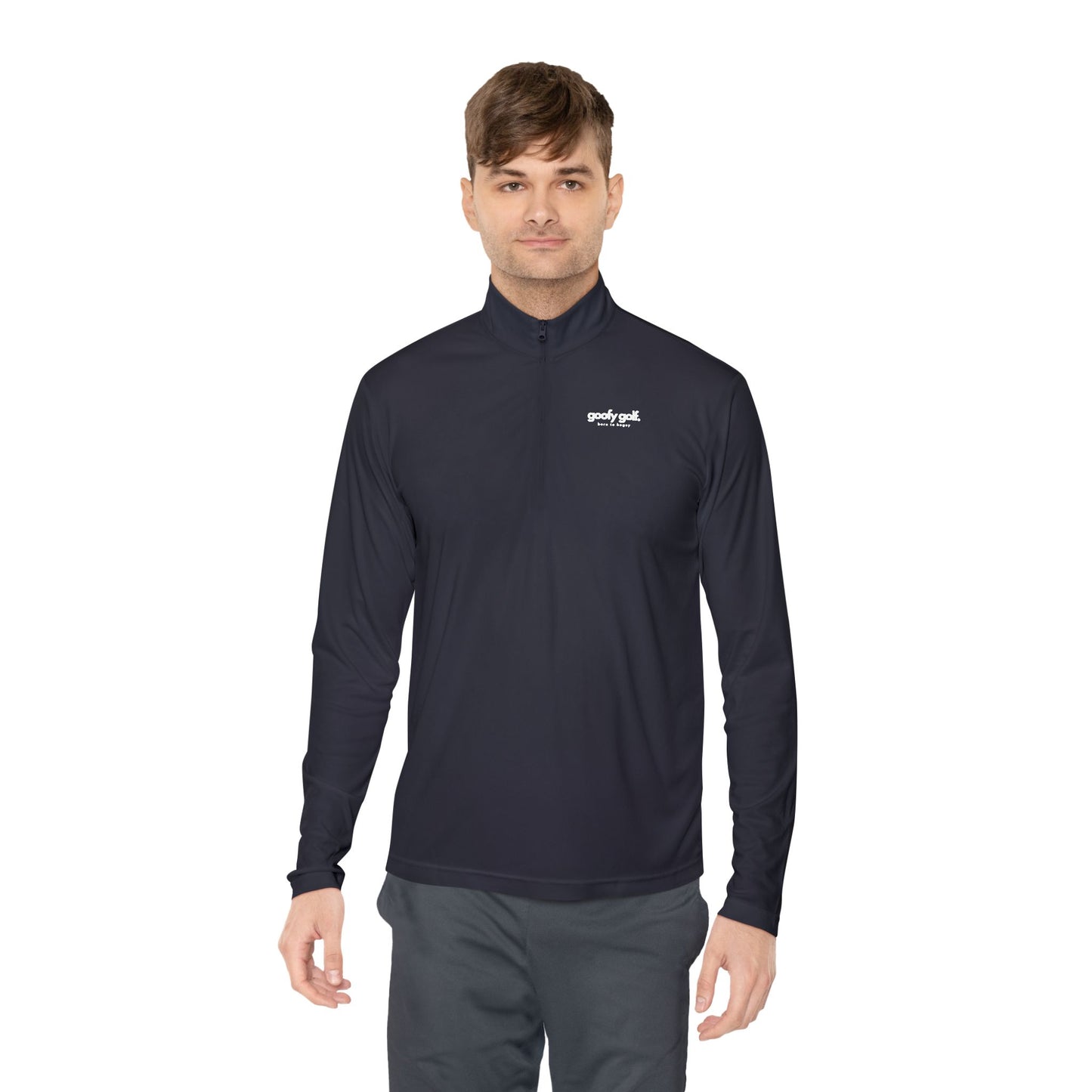 Goofy Golf Quarter-Zip Athletic Pullover – "Born to Bogey" Edition