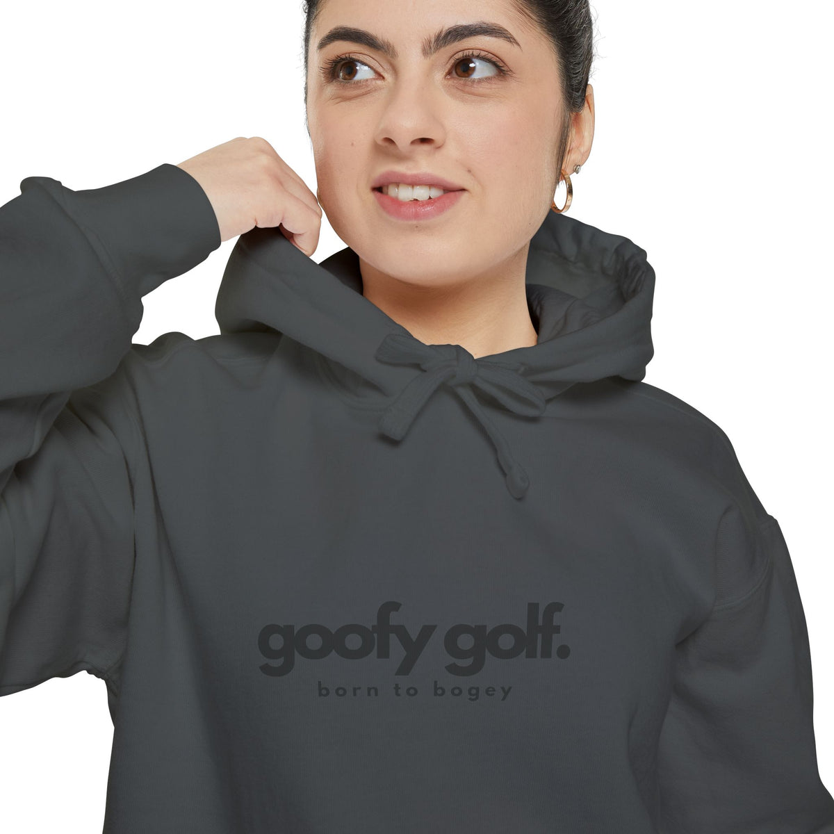 Goofy Golf Branded Comfort Colors Hoodie – "Born to Bogey" Edition