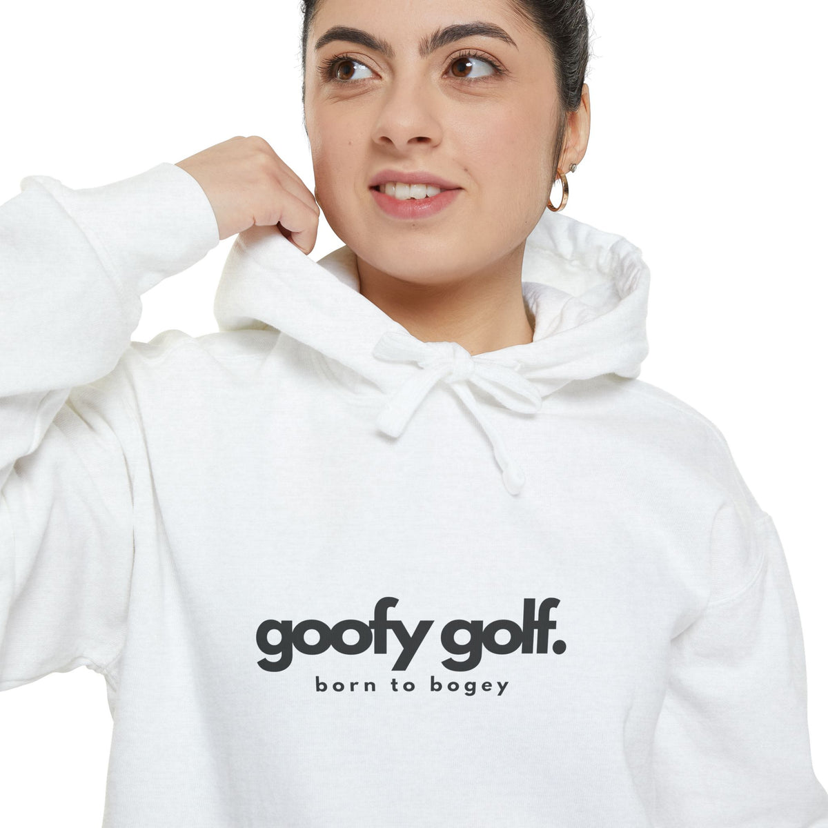 Goofy Golf Branded Comfort Colors Hoodie – "Born to Bogey" Edition