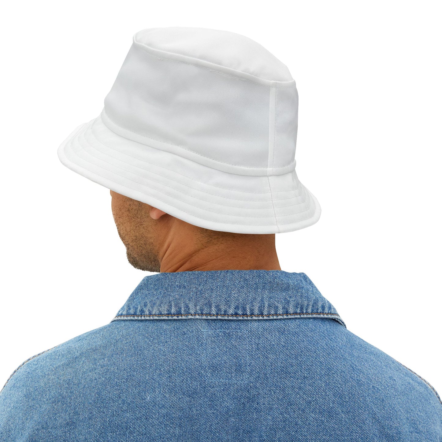 Goofy Golf White Bucket Hat - "Born to Bogey" Edition